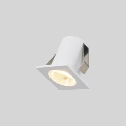 Downlight LED empotrable cuadrado 2W - Chip Osram - UGR18 -  Corte Ø 25mm - Blanco