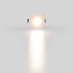 Downlight LED empotrable cuadrado 2W - Chip Osram - UGR18 -  Corte Ø 25mm - Blanco