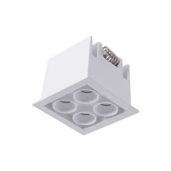 Downlight LED empotrable cuadrado 8W - Chip Osram - UGR18 - Corte 48 x 48 mm