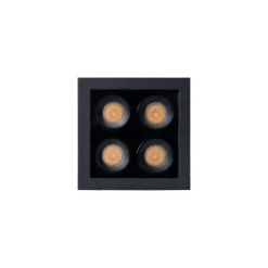 Downlight LED empotrable cuadrado 8W - Chip Osram - UGR18 - Corte 48 x 48 mm