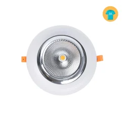 Downlight LED especial para cosmética, moda y retail - 40W - Driver Philips - Corte Ø210 mm