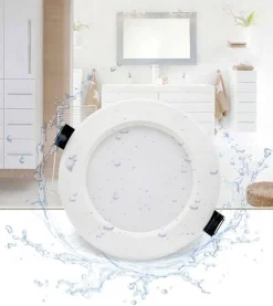 Downlight LED estanco empotrable CCT - 7W - IP44 - Corte Ø 68-75mm