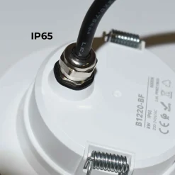Downlight LED estanco empotrable - IP65 - 8W - Corte Ø 80-95mm