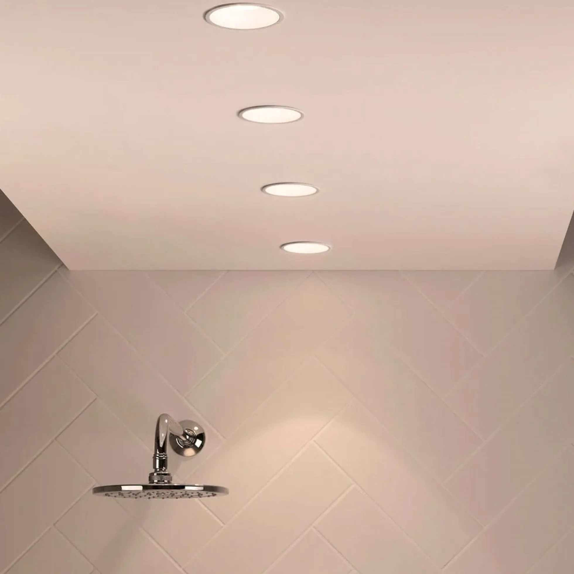 Downlight LED estanco empotrable - IP65 - 15W - Corte Ø 145-160mm