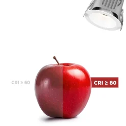 Downlight LED exterior 6W - CCT - Chip OSRAM - Driver PHILIPS - Corte Ø 55mm - IP54