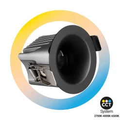Downlight LED exterior 6W - CCT - Chip OSRAM - Driver PHILIPS - Corte Ø 55mm - IP54