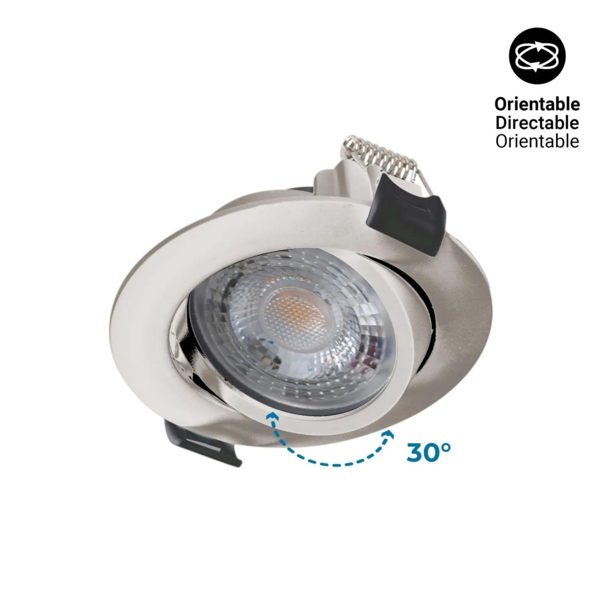 Downlight LED interior - 7W - CCT - DIMABLE TRIAC - 630lm - Corte Ø 70mm - IP20