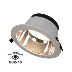 Downlight LED IP44 potencia ajustable 20W/25W/30W - CCT - 100lm/W - Corte Ø 200mm