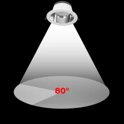Downlight LED IP44 potencia ajustable 20W/25W/30W - CCT - 100lm/W - Corte Ø 200mm