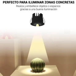 Downlight LED Mini 3W - Chip OSRAM - Bajo UGR - CRI 90 - Ø 40mm