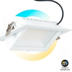 Downlight LED rectangular orientable CCT 60W- 100° Driver LIFUD