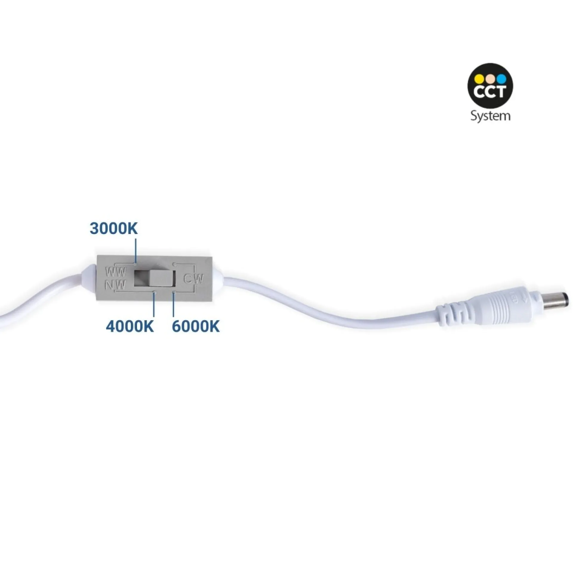 Downlight LED ultra slim 12W - CCT - Corte Ø 155mm - 3 colores