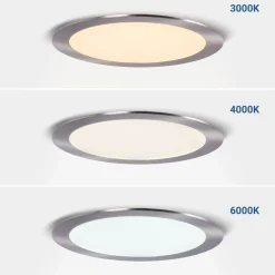 Downlight LED ultra slim 12W - CCT - Corte Ø 155mm - 3 colores