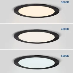 Downlight LED ultra slim 12W - CCT - Corte Ø 155mm - 3 colores