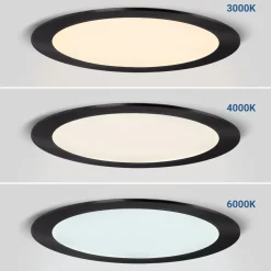 Downlight LED ultra slim 18W - CCT - Corte Ø 208mm - 3 colores