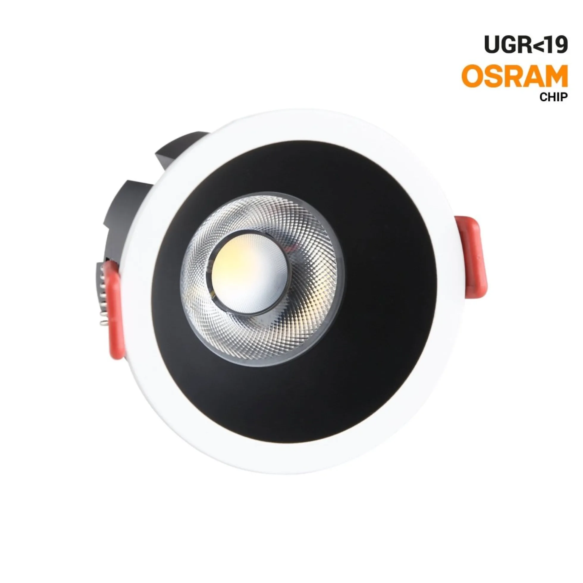 Downlight LED - 8W - CCT - Chip OSRAM - Corte Ø 75mm