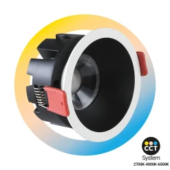 Downlight LED - 8W - CCT - Chip OSRAM - Corte Ø 75mm