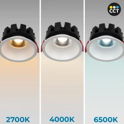 Downlight LED - 15W - CCT - Chip OSRAM - Corte Ø 90mm