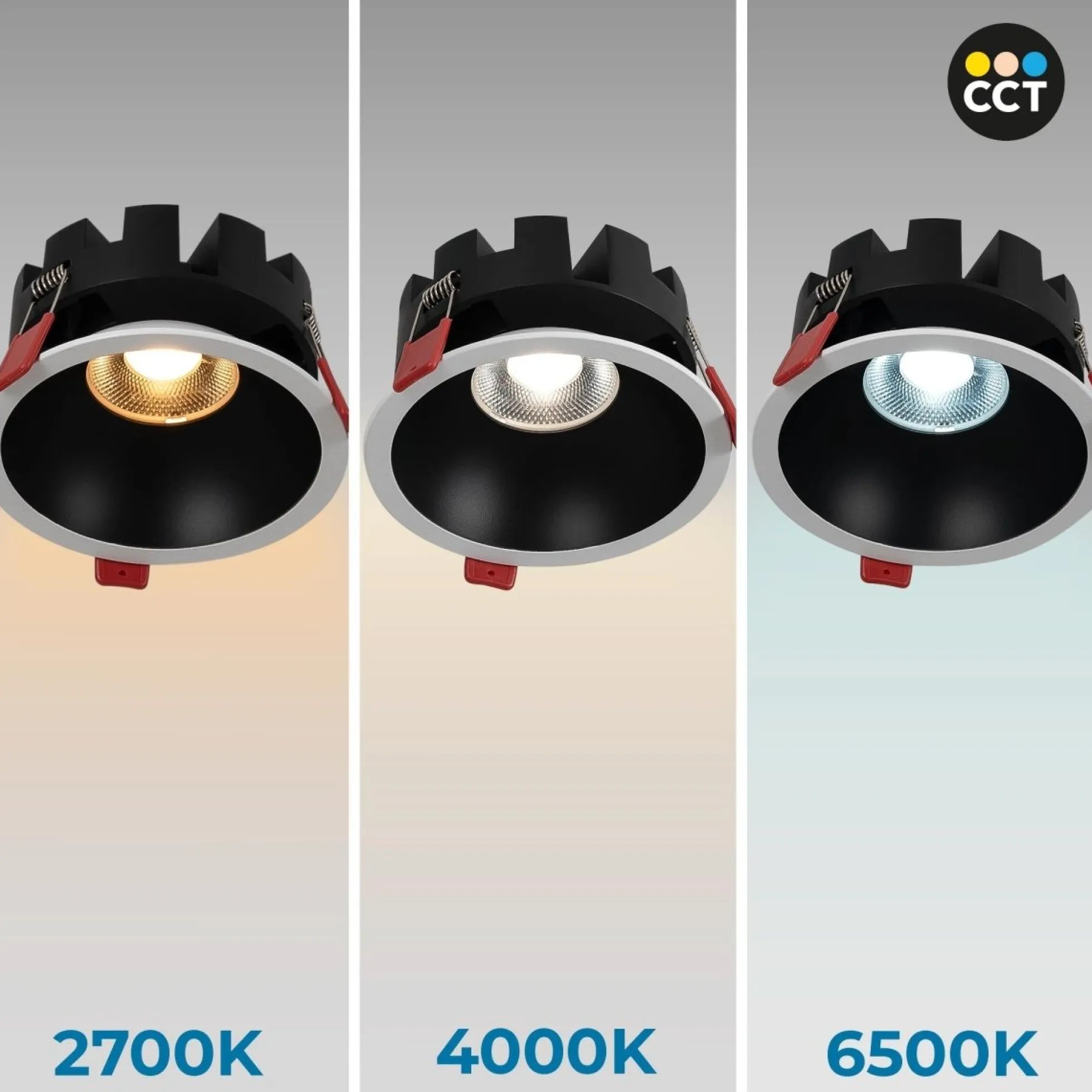 Downlight LED - 20W - CCT - Chip OSRAM - Corte Ø 110mm