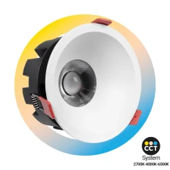 Downlight LED - 20W - CCT - Chip OSRAM - Corte Ø 110mm