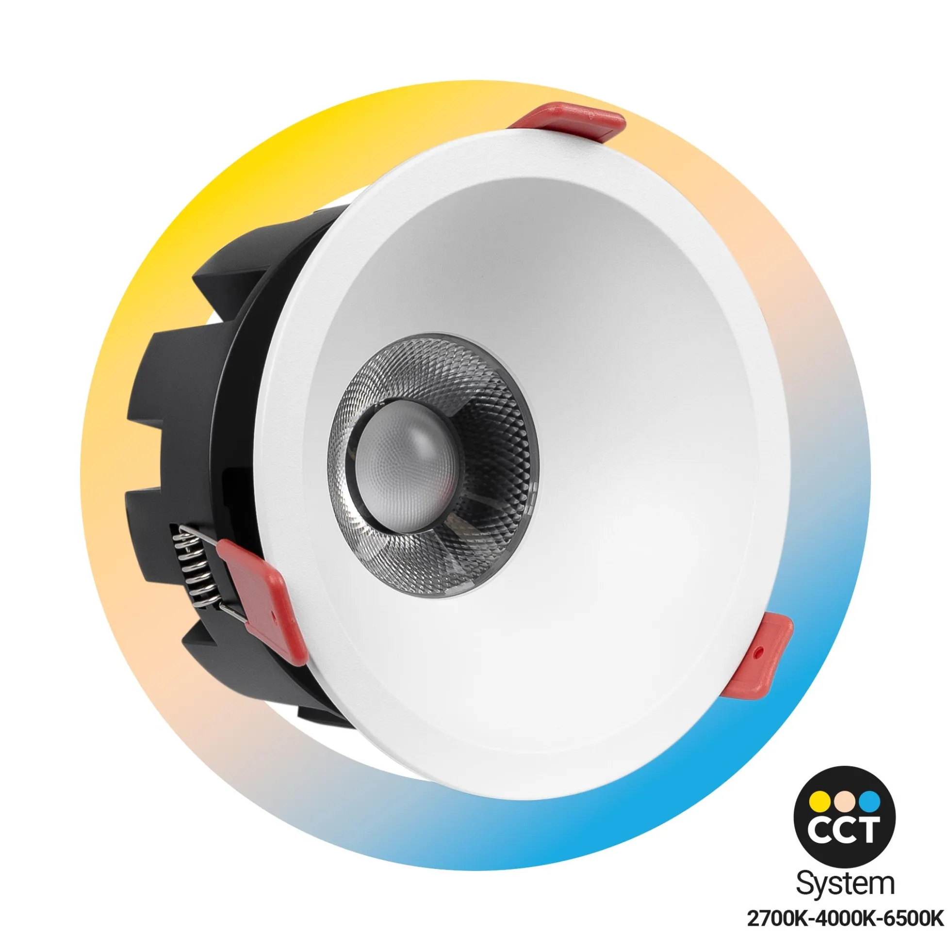 Downlight LED - 20W - CCT - Chip OSRAM - Corte Ø 110mm