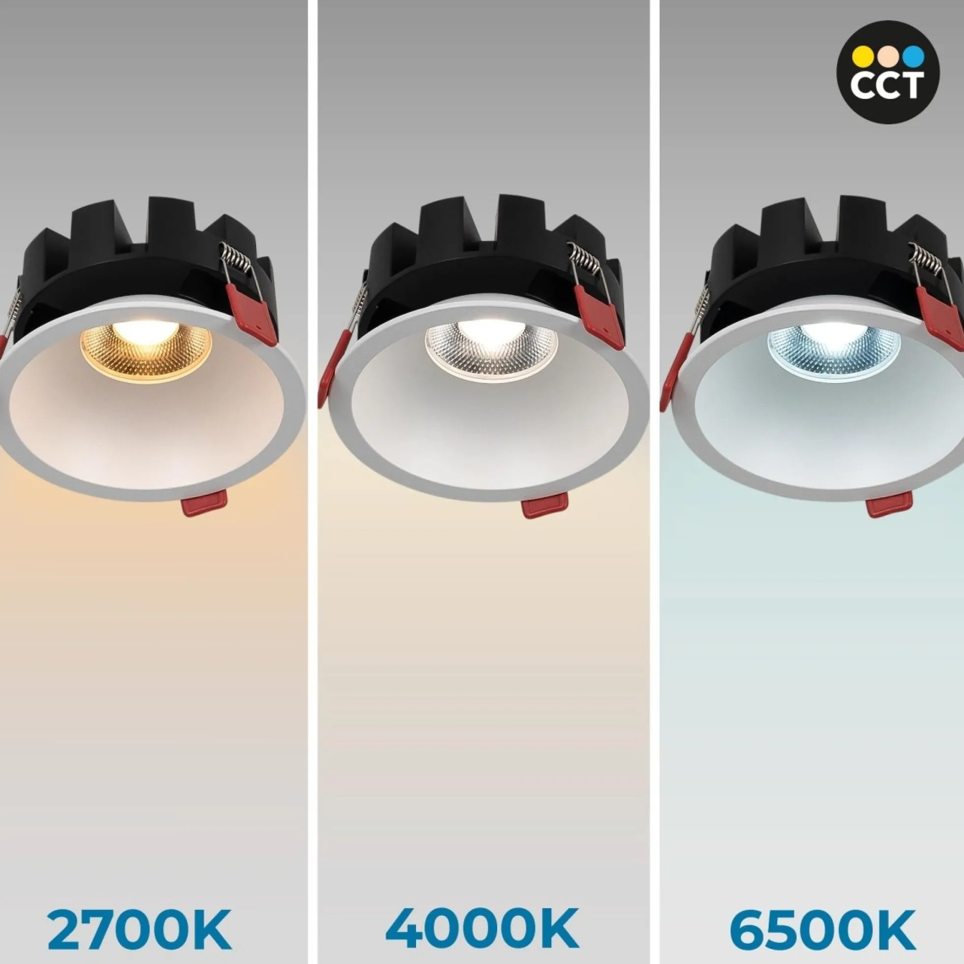 Downlight LED - 20W - CCT - Chip OSRAM - Corte Ø 110mm