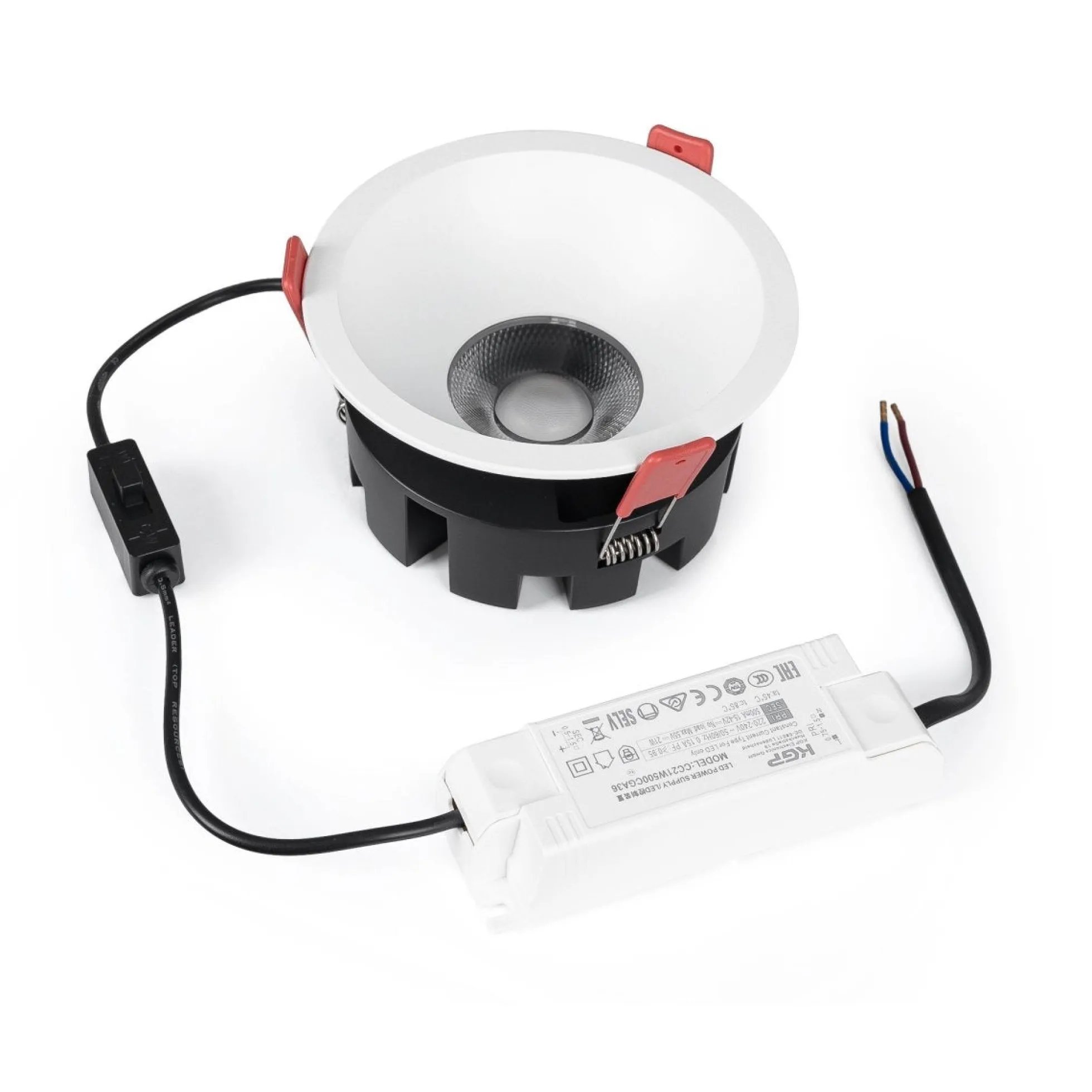 Downlight LED - 20W - CCT - Chip OSRAM - Corte Ø 110mm