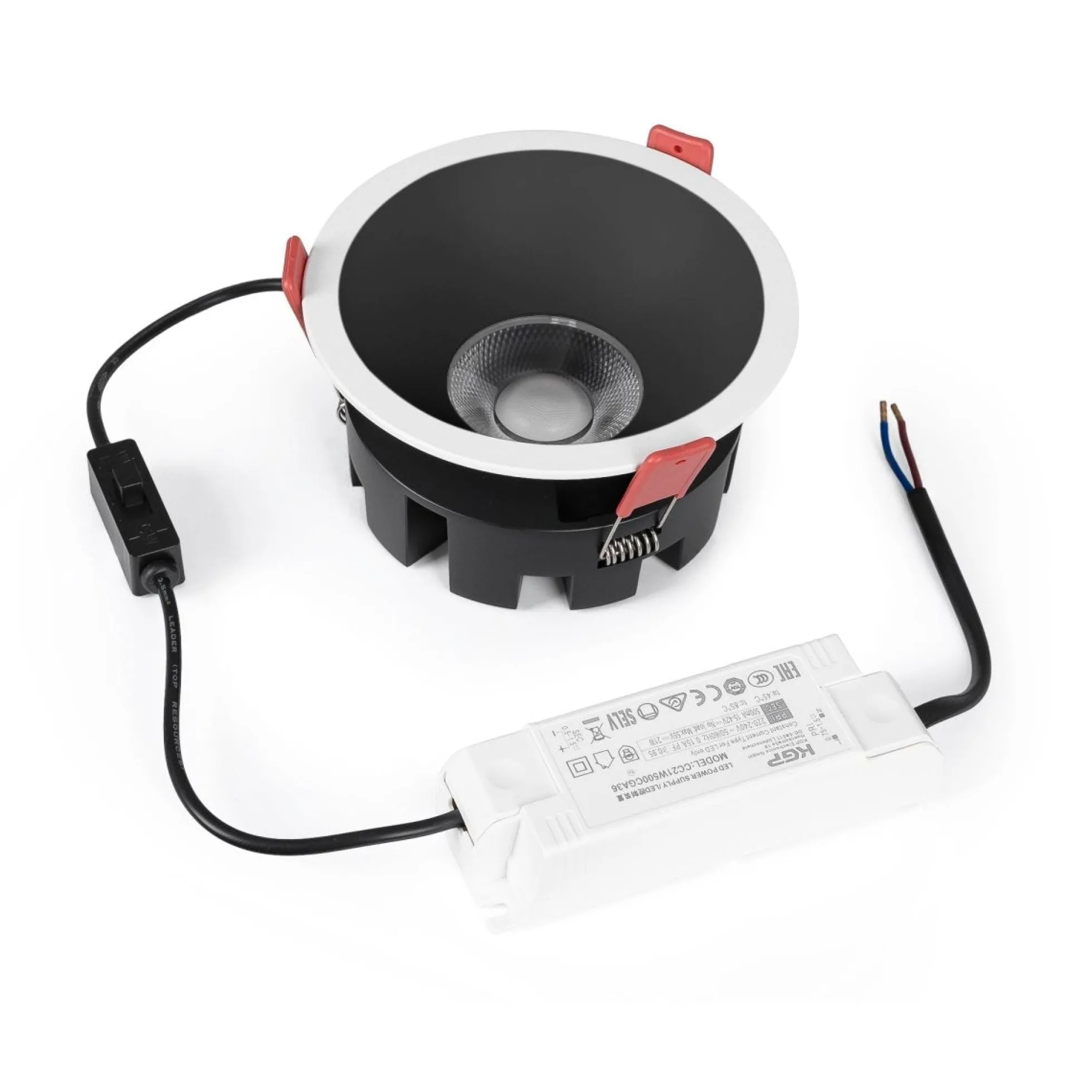 Downlight LED - 20W - CCT - Chip OSRAM - Corte Ø 110mm
