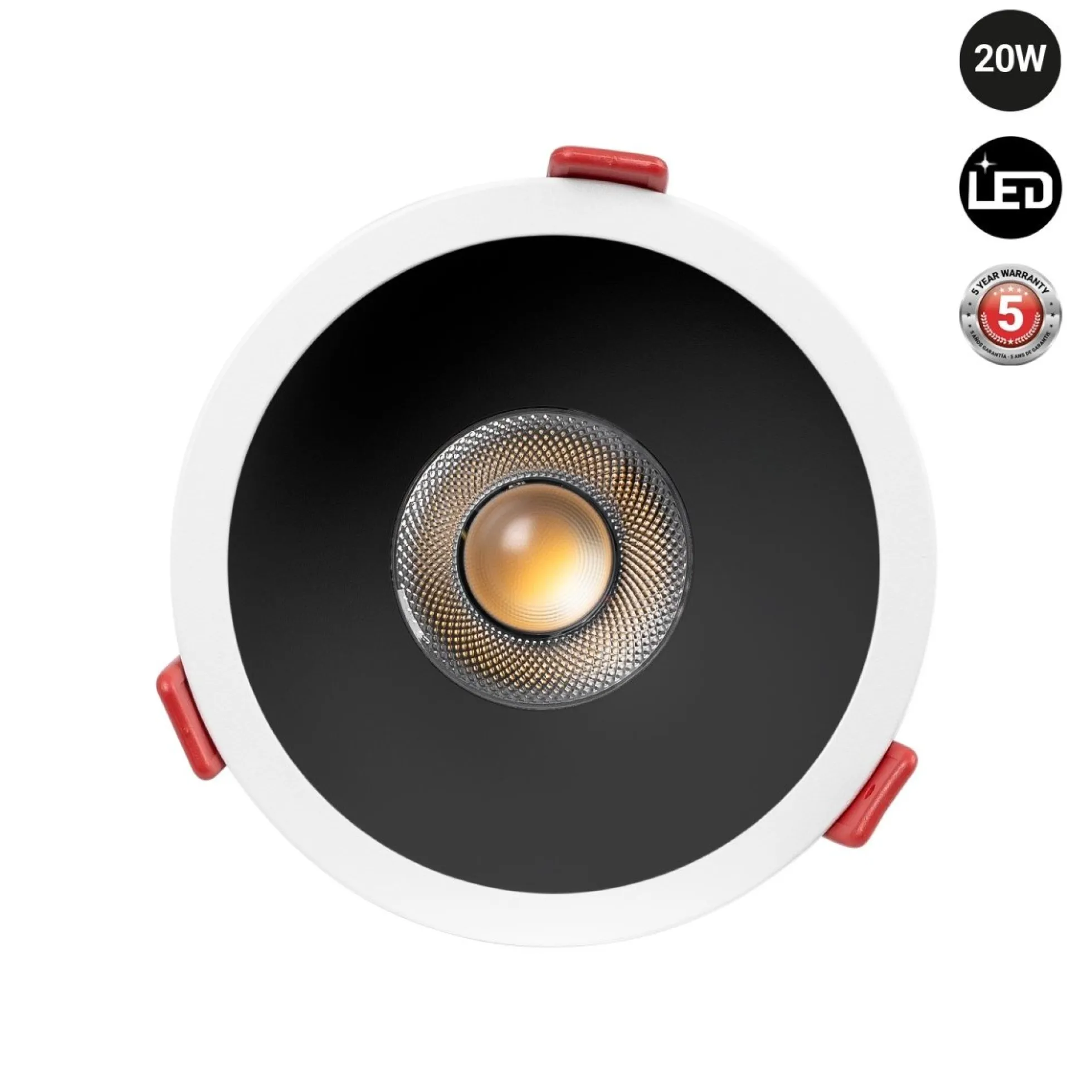 Downlight LED - 20W - CCT - Chip OSRAM - Corte Ø 110mm