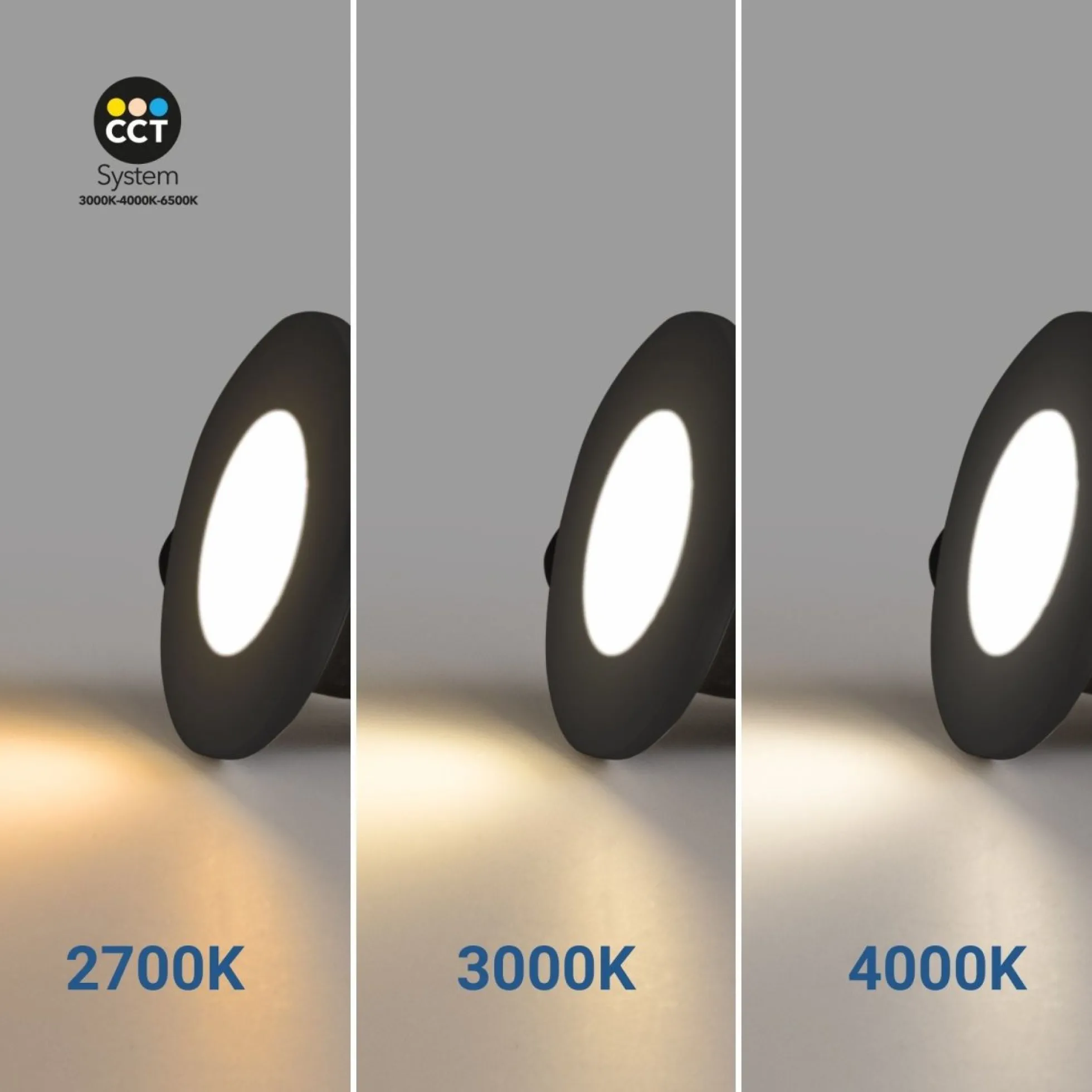 Downlight LED 6W CCT - TRIAC regulable - Corte Ø68mm - IP65