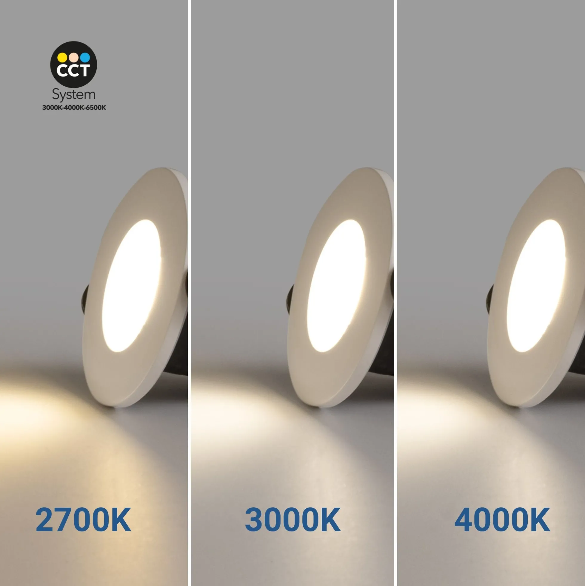 Downlight LED 6W CCT - TRIAC regulable - Corte Ø68mm - IP65