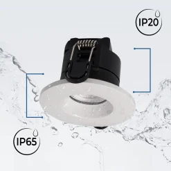 Downlight LED 6W CCT - TRIAC regulable - Corte Ø68mm - IP65