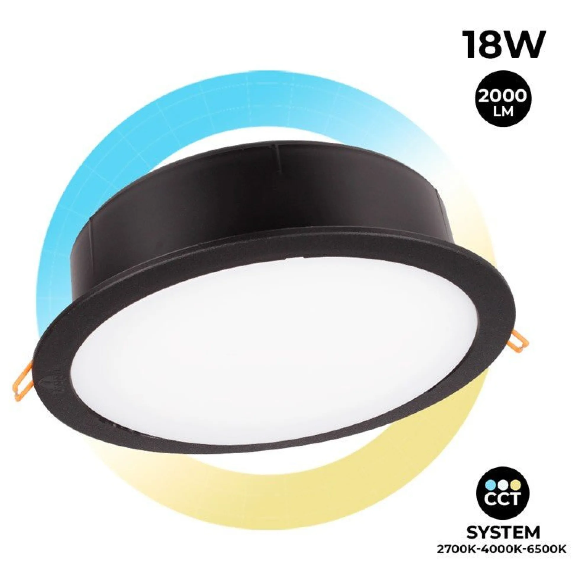 Downlight Redondo Estanco CCT Fumagalli "Teresa 260" 18W IP55