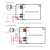 Driver regulable DALI DT8 CCT 220-240V - Salida 6-54V DC - 500-1500mA - 65W
