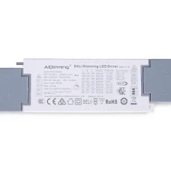 Driver regulable DALI + 1/0-10V + PUSH - 9-42V DC - Multicorriente (350-700mA)