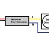 Driver regulable TRIAC corriente constante 25-42V 10,5W 250mA