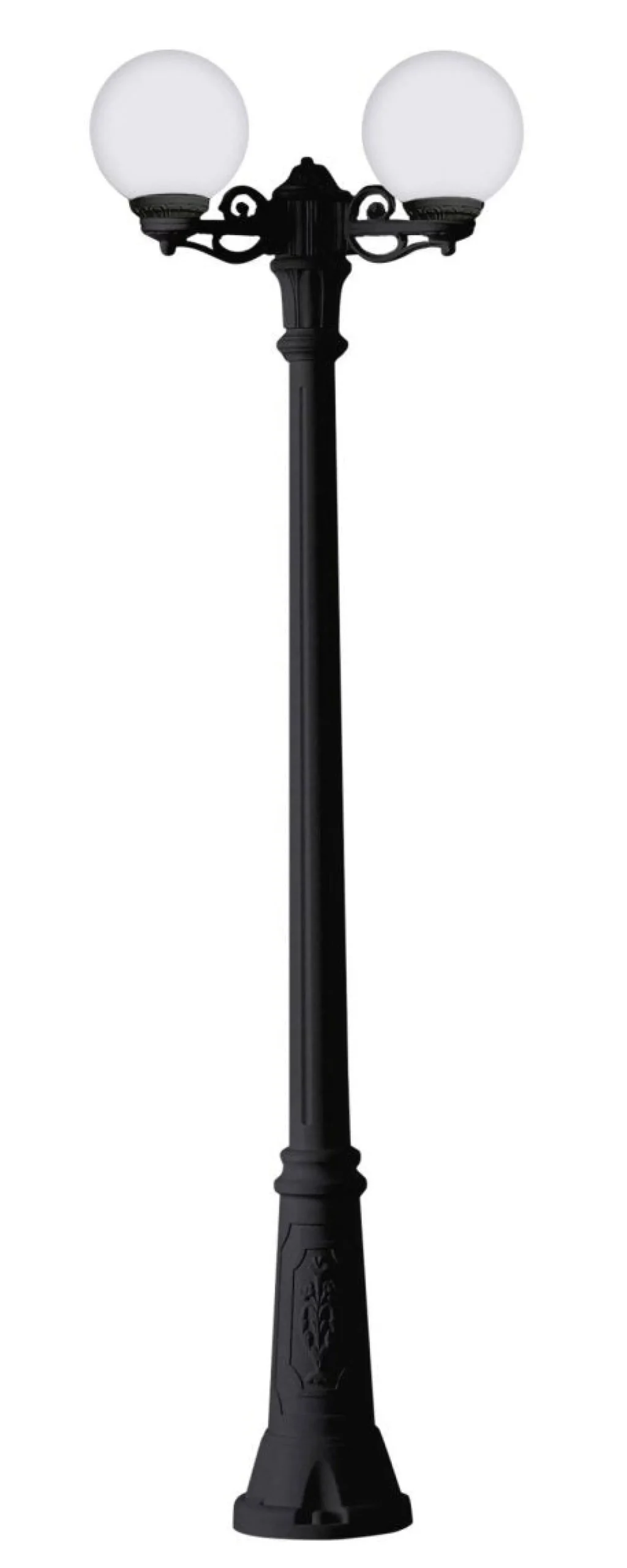 Farola doble LED exterior FUMAGALLI "GIGI BISSO GLOBE" 2xE27