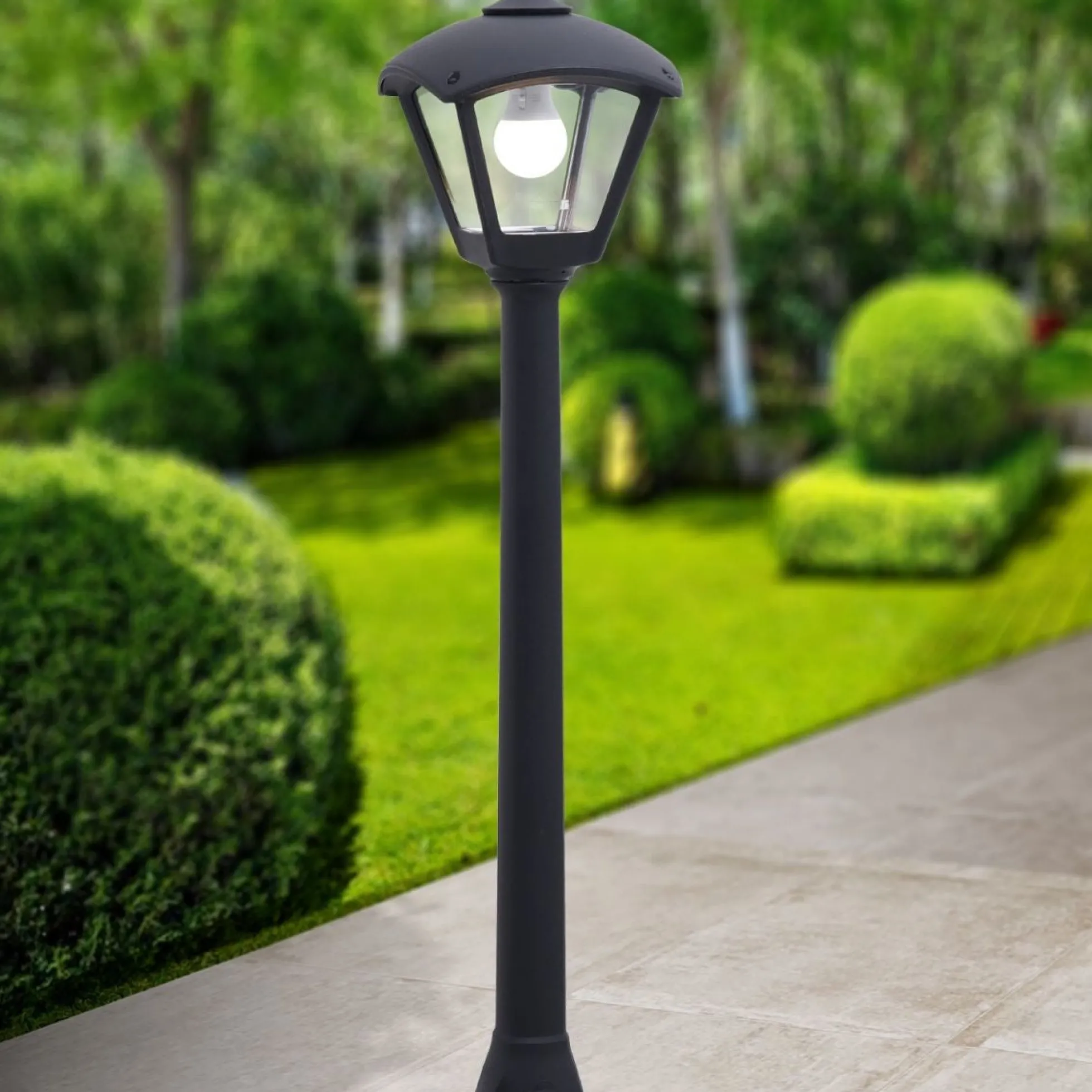 Farola LED exterior FUMAGALLI "Giaffa/Roby" - 94,5 cm - IP55