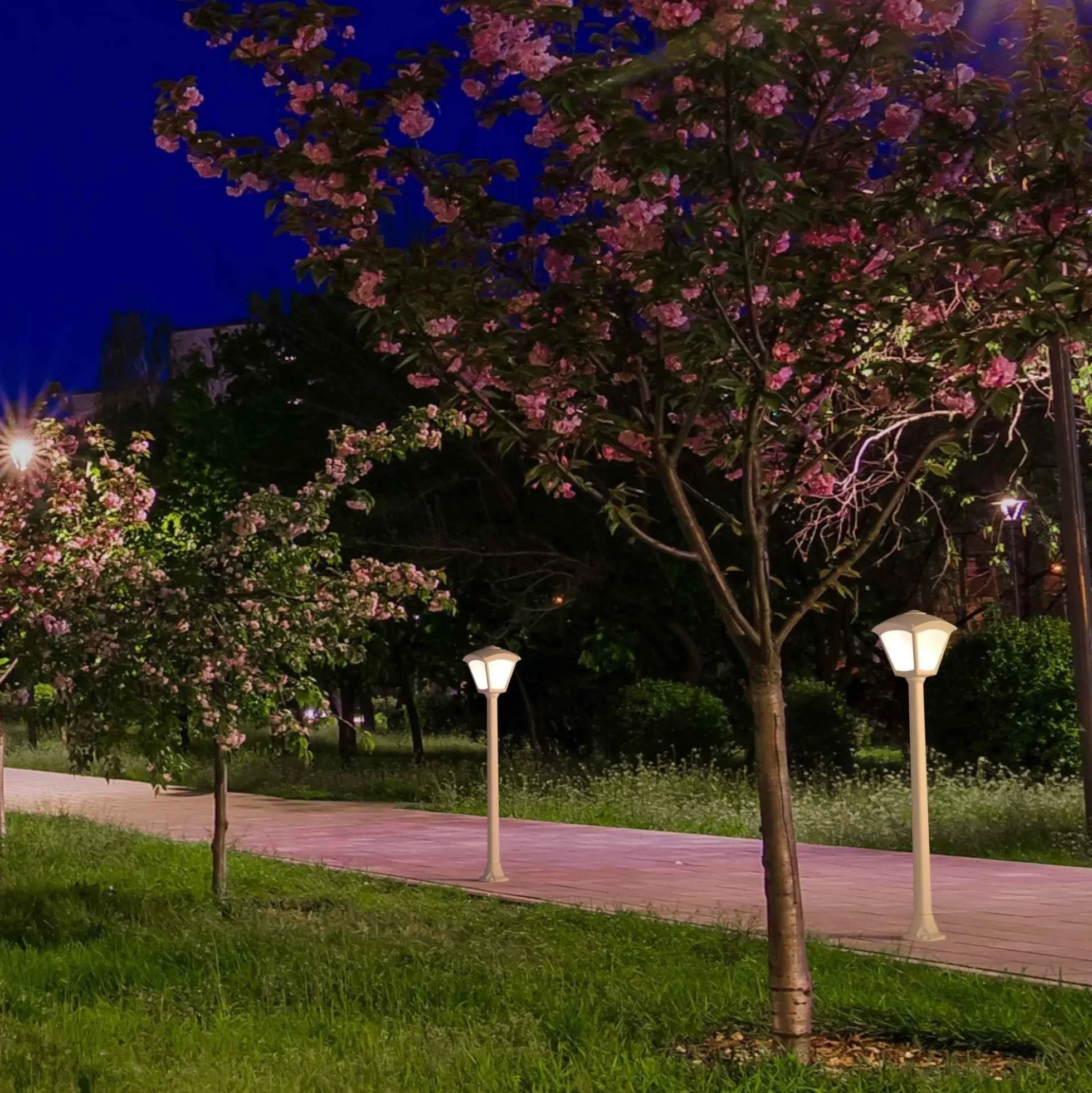 Farola LED exterior FUMAGALLI "Giaffa/Roby" - 94,5 cm - IP55