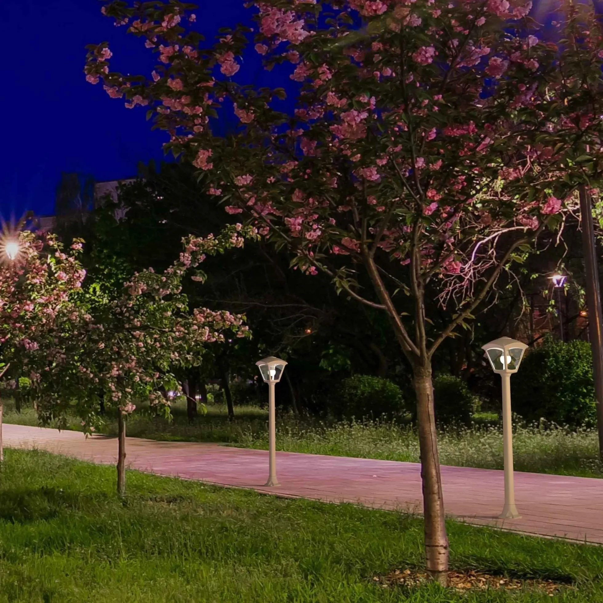 Farola LED exterior FUMAGALLI "Giaffa/Roby" - 94,5 cm - IP55