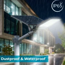 Farola solar con panel y mando a distancia - 200W - 6500K - IP65