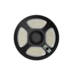 Farola solar con panel y mando a distancia - Sensor PIR - 150W - 6500K - IP54