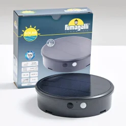 Farola solar de jardín aplique de pared "BISSO/ROSETTA" con sensor PIR - 2 modos de funcionamiento - 4000K