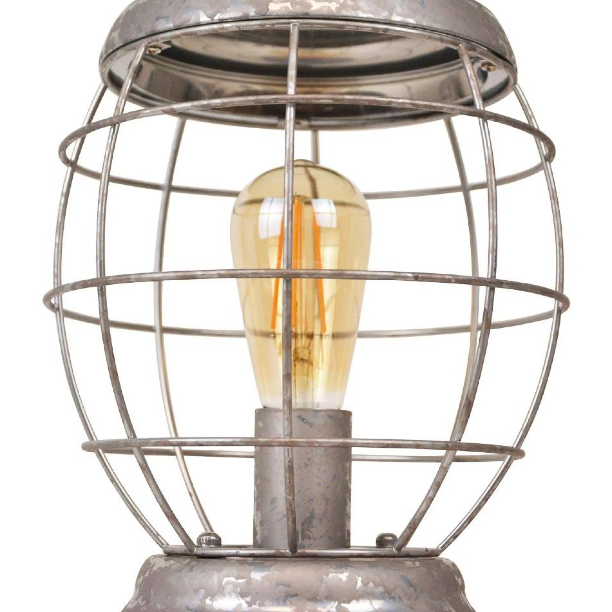 Farol de metal para mesa o colgado "ADID"