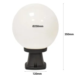 Farol de pie exterior esfera FUMAGALLI