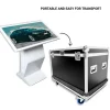 Flight Case para Digital Kiosk 43" DDT43 Base "K" - con Foam, Ruedas y Asas