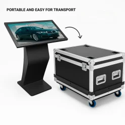 Flight Case para Digital Kiosk 32