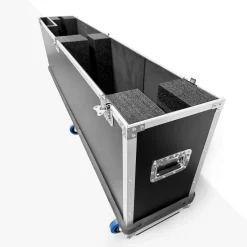 Flight Case para Tótems LCD DLS55 - con Foam, Ruedas y Asas – Transporte Seguro en Ferias y Eventos
