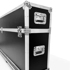 Flight Case para Tótems LCD DLS55 - con Foam, Ruedas y Asas – Transporte Seguro en Ferias y Eventos