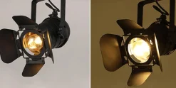 Foco carril trifásico orientable 